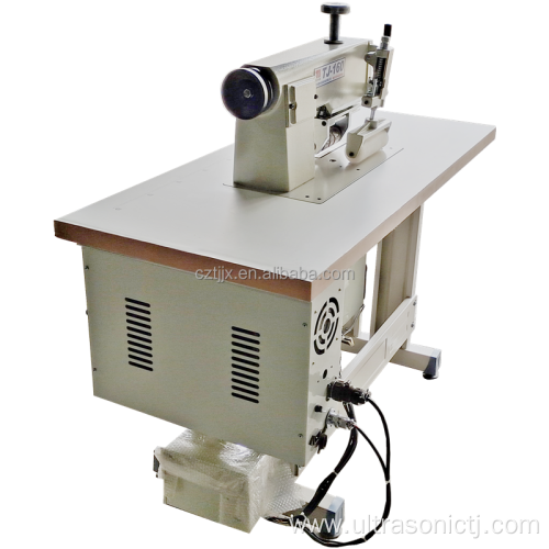 Table type foot fabric slitting machine ultrasonic crimping and thermal bonding machine ultrasonic fabric welding machine